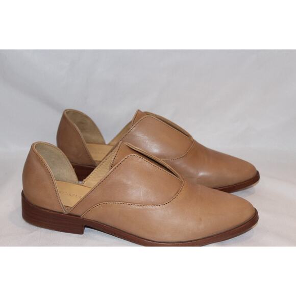 Nisolo Emma d’Orsay Slip On‎ Oxford Flats Women's 8 Almond NIB $170 - Picture 4 of 7